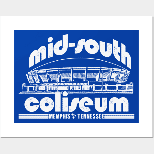 Mid-South Coliseum Wall Art by rt-shirts